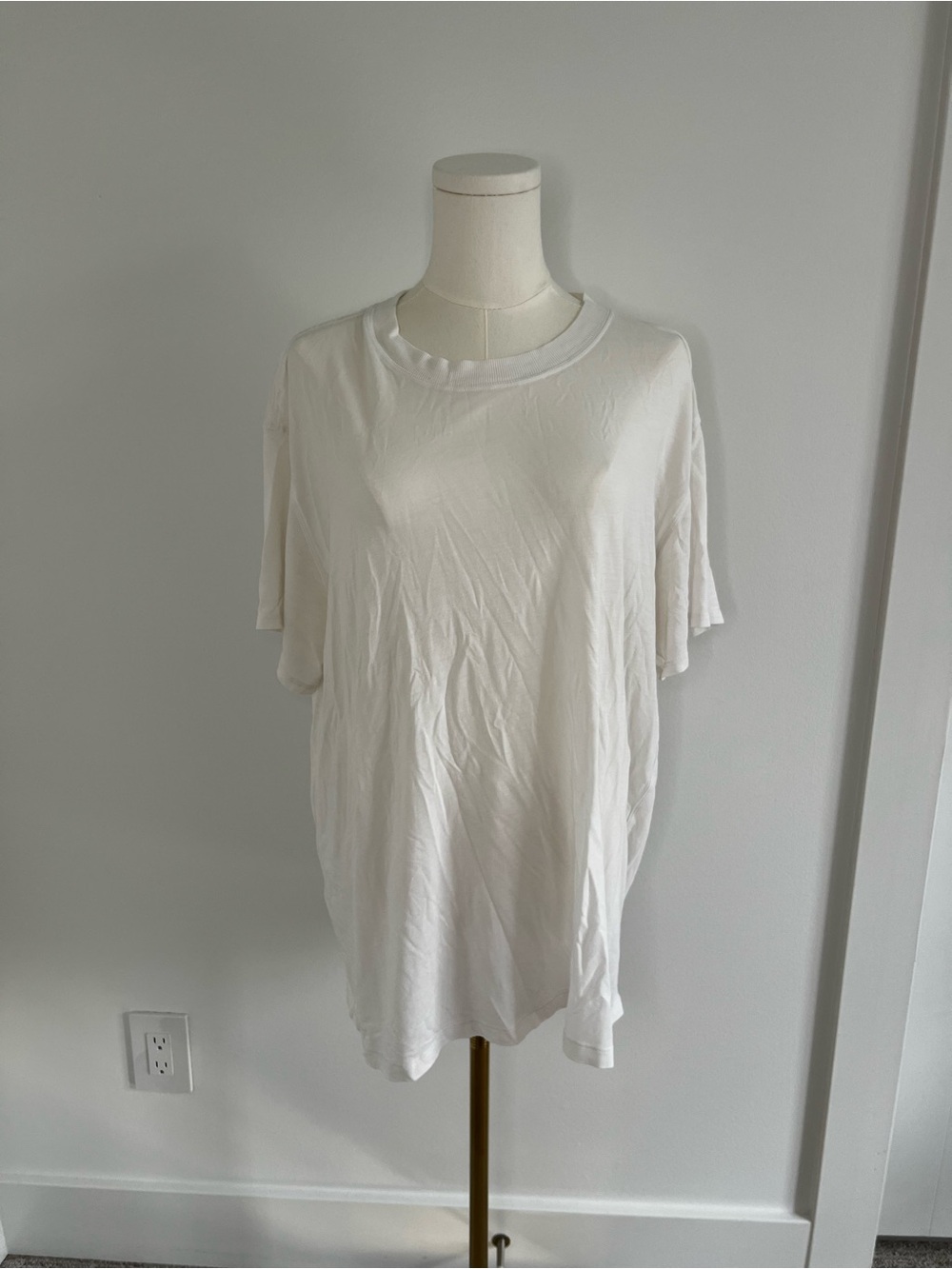 lululemon athletica All Yours White Short Sleeve Crew Tee